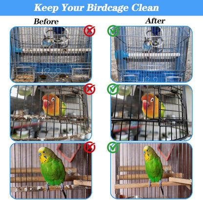 Gavigain pet cage cleaner brushes demonstrating the variety of nylon and angled bristles.