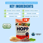 Harrison's Bird Foods organic pellet texture and size close up