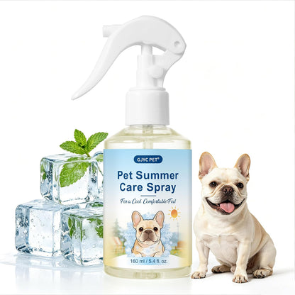Dog Cooling Spray with Carabiner Clip - Instant Heat Relief for Brachycephalic, Double-Coat & Senior Dogs - Natural Menthol, Aloe, Oat - Lick-Safe, No Fragrance - Outdoor Walking Essential - Image 9