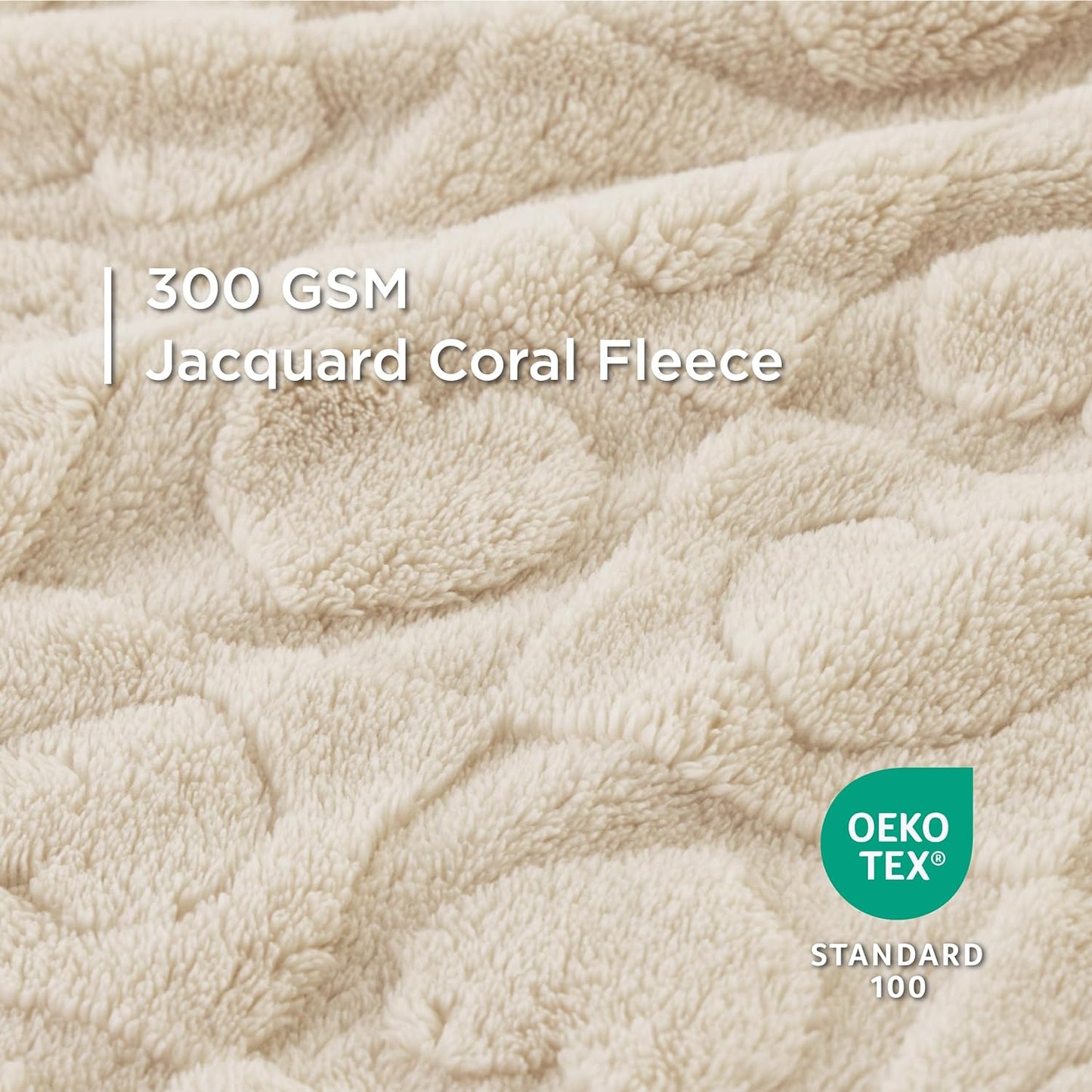 Bedsure pet throw showcasing the plush jacquard heart pattern texture.