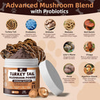 Premium USA imported mushroom powder for dog and cat lumps and bumps.