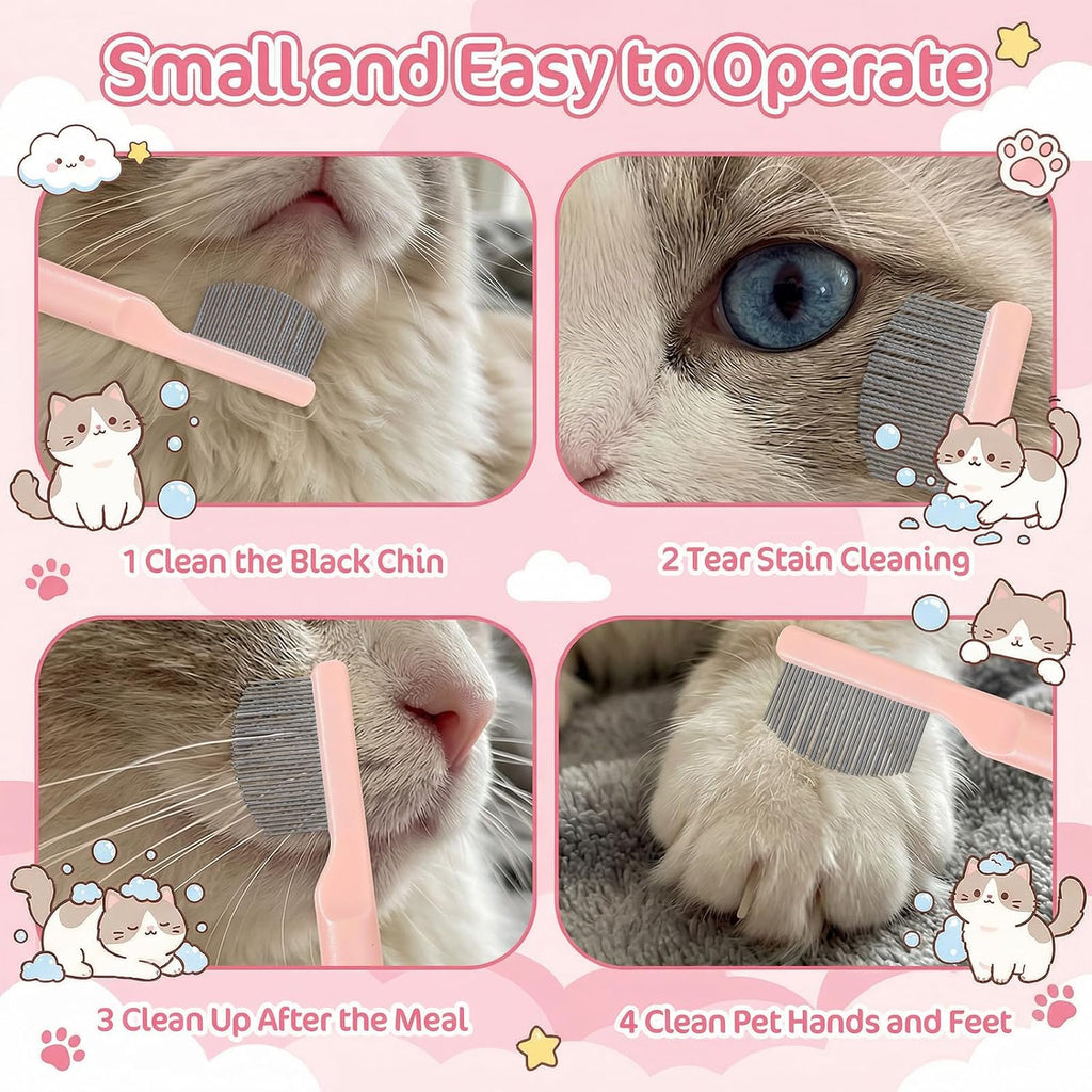 Hand holding Tyqour compact dog grooming tool