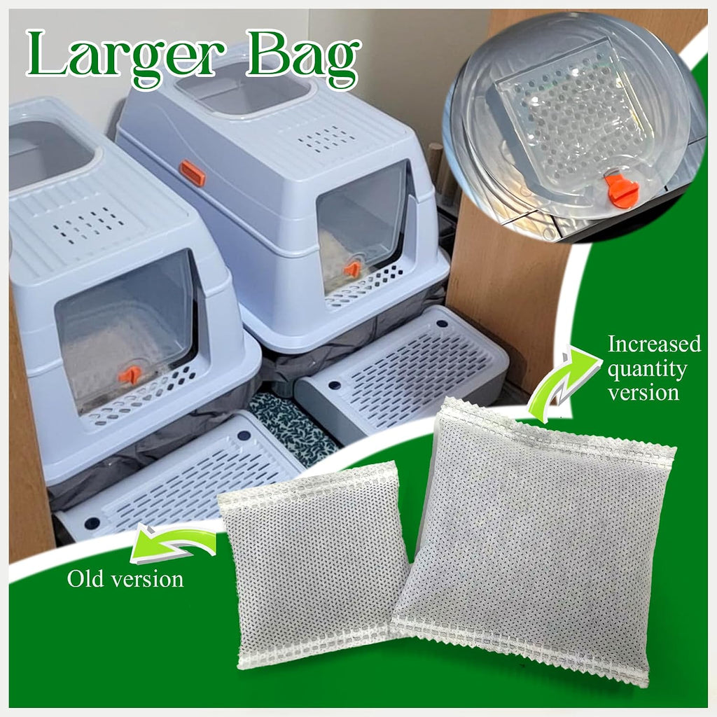 PurifyLogix natural cat litter box deodorizer pack for urine and fecal smell removal