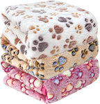 Dog Blankets for Medium Large Dogs, 3 Pack Dog Blanket Washable 41" x 31", Fuzzy Soft Pet Mat Throw Cover for Kennel Crate Bed, Cute Paw Pattern, Cat Blanket, Blankets for Dogs, Pet Blanket - Image 9