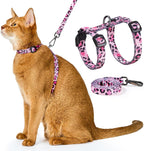 Cat Harness and Leash Set - Escape Proof Adjustable Cat Harness, Comfortable Soft Lightweight, Use Safe & Easy, Walking Travel Kitten Harness for Small Medium Large Cats (Hawaii Green) - Image 10