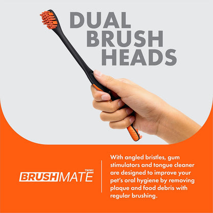 Brushmate dental kit accessories for medium dogs and cats