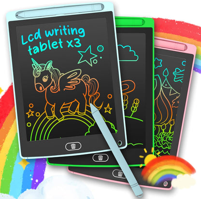 Leyao-Yao LCD writing tablet 3 pack blue pink green set