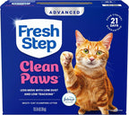 Fresh Step Advanced Clean Paws Multi Cat Clumping Litter with Febreze Freshness, Low Tracking, 18.5 lb. Box, Pack of 2 - Image 14