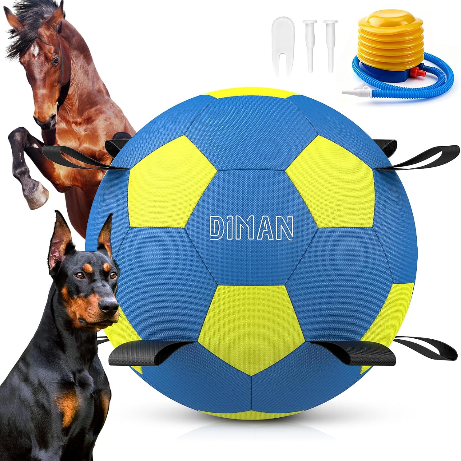Packaging box for Diman interactive dog soccer ball