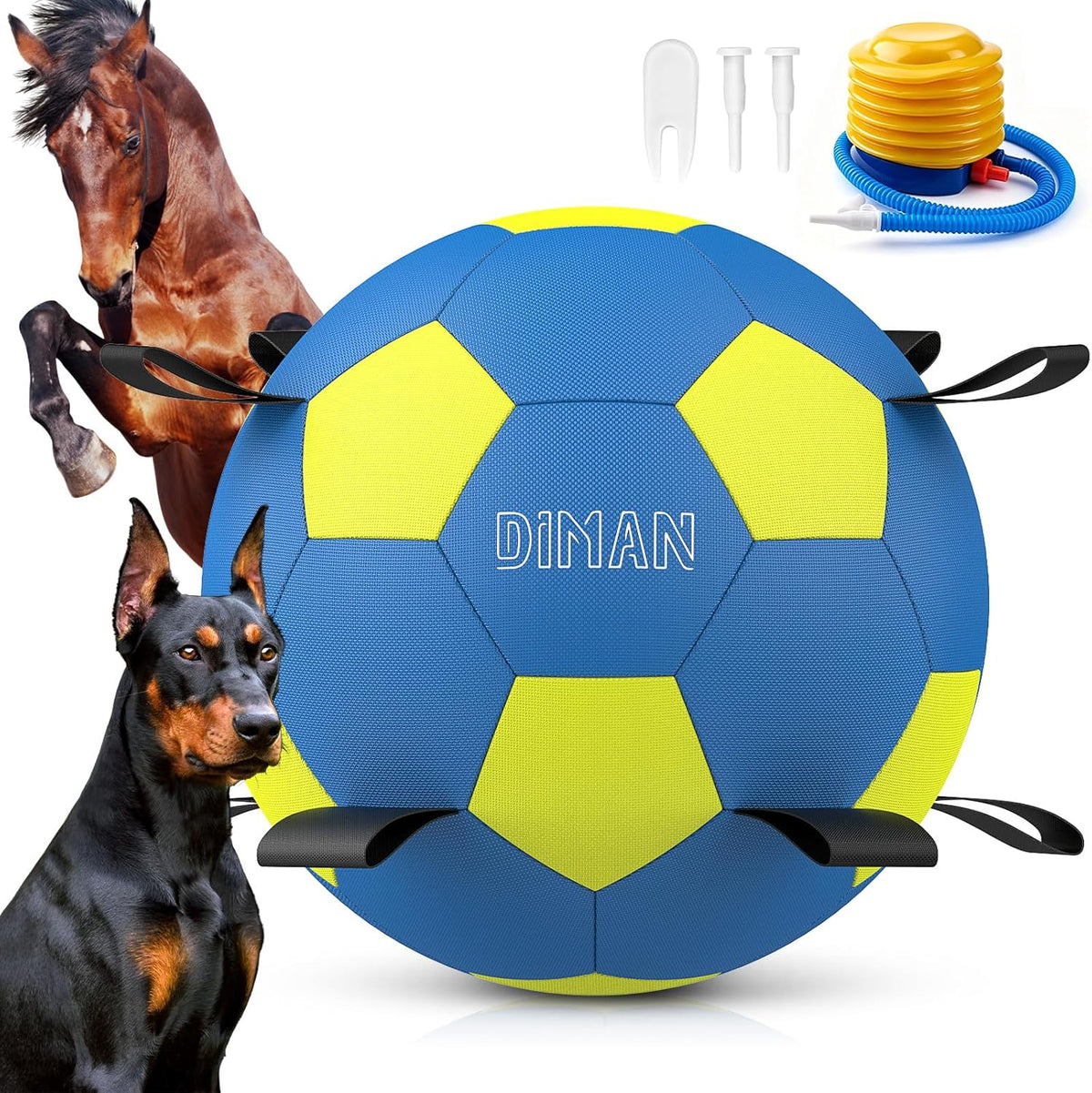 Packaging box for Diman interactive dog soccer ball