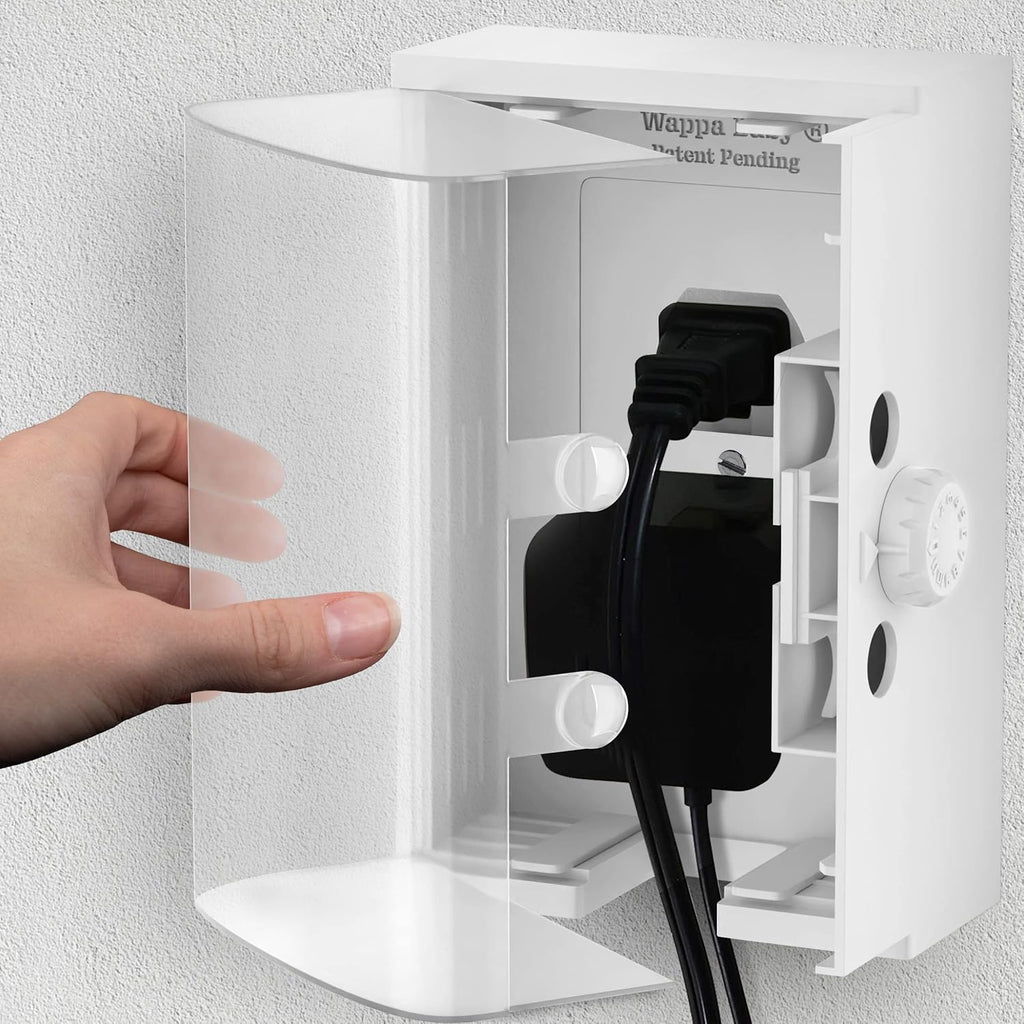 Wappa Baby Clear Outlet Cover Box front view