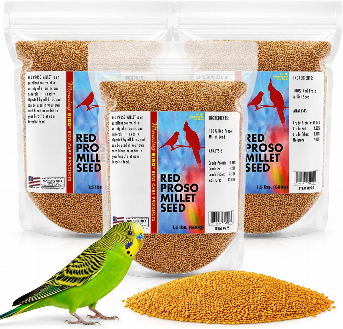 Morning Bird Pigeon Grit, 1.5 lb - Image 13