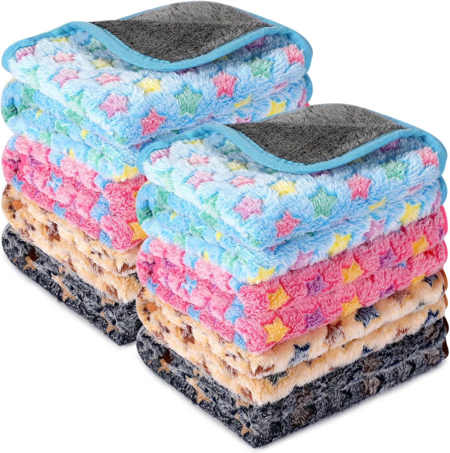 Folded Tudomro pet blankets for easy storage