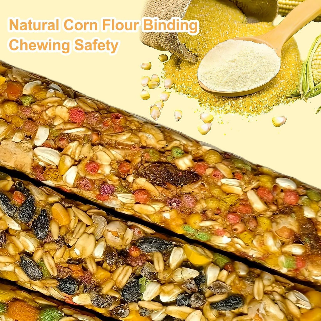 Acsist 2 pack bird treat sticks displayed outside packaging