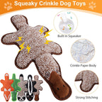 Durable plush chew toys for large dogs showing reinforced nylon borders