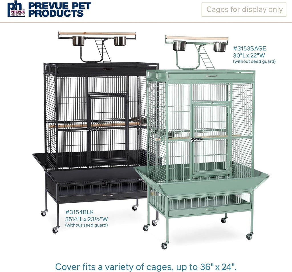 Breathable nylon fabric texture of the Prevue large bird cage cover
