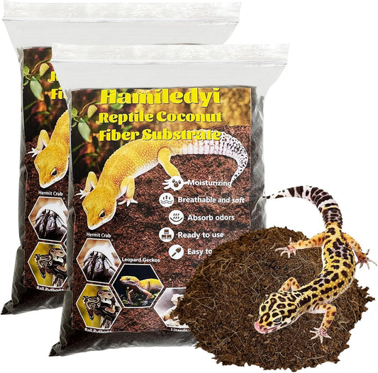 Hamiledyi vermiculite reptile egg incubation substrate front view two pack box