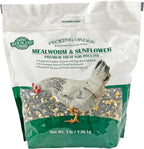 Pecking Order Mealworm and Sunflower Treat 3 lb bag front view poultry snack