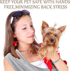 Clysee pet carrier sling for outdoor travel