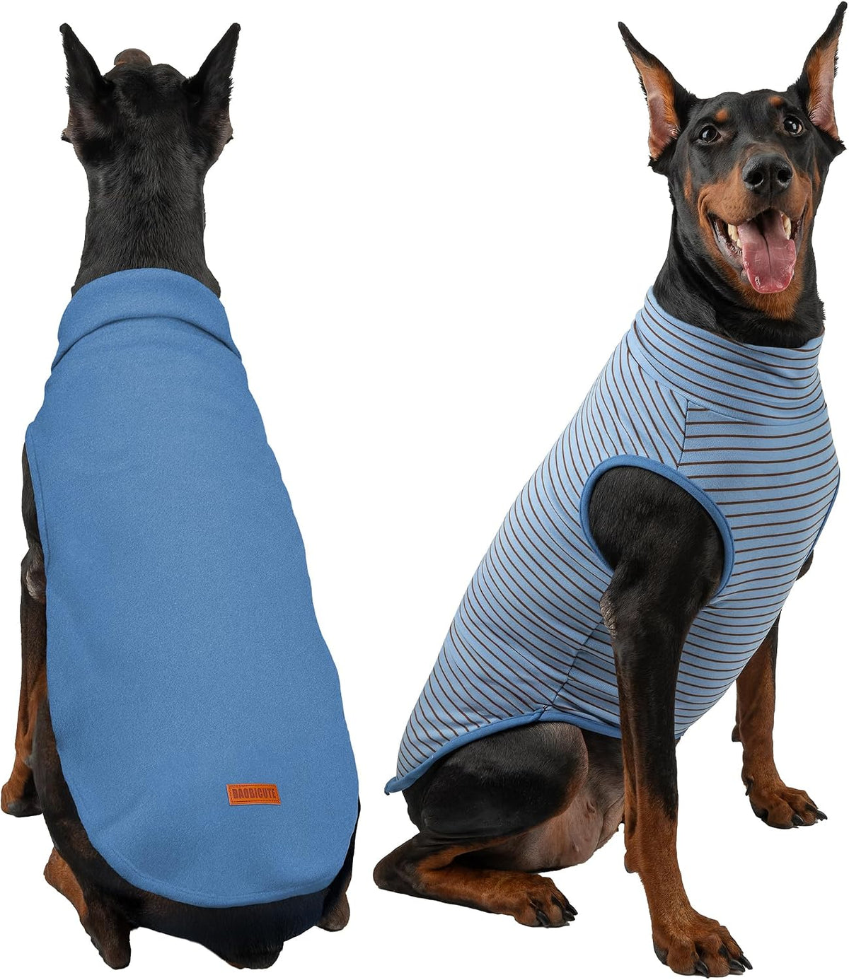 2 Pack Dog Sweater Clothes Soft Velvet Fabric Coat Dog Sweatshirt Sweaters for Small Medium Large Dogs Pullover Turtleneck Pet Puppy Clothes Cold Weather Warm Puppy Sweater - Image 9