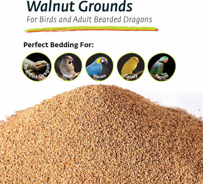 Eco friendly non toxic walnut shell substrate bag for adult bearded dragons