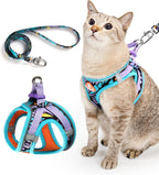 PetThem ergonomic vest style harness for cats travel and camping