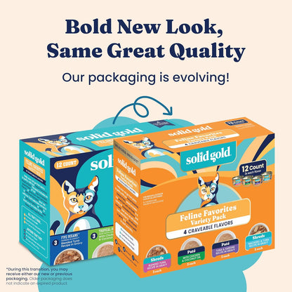 Solid Gold Wet Cat Food 12 Pack Assortment