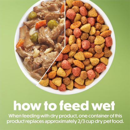 Purina Beneful Wet Dog Food Freshly Prepared Meals Beef Stew with Peas, Carrots, Rice, and Barley - (Pack of 8) 10 oz. Tubs - Image 9