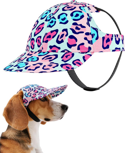 PET SHOW Dog Baseball Cap Camouflage Dog Visors for Large Dogs Pet Sun Hats with Ear Holes Adjustable Buckle Summer Boy Girl Puppy Hat - Green/L - Image 11