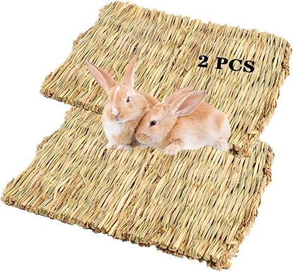 Twelve pack of Pinvnby natural hay mats stacked