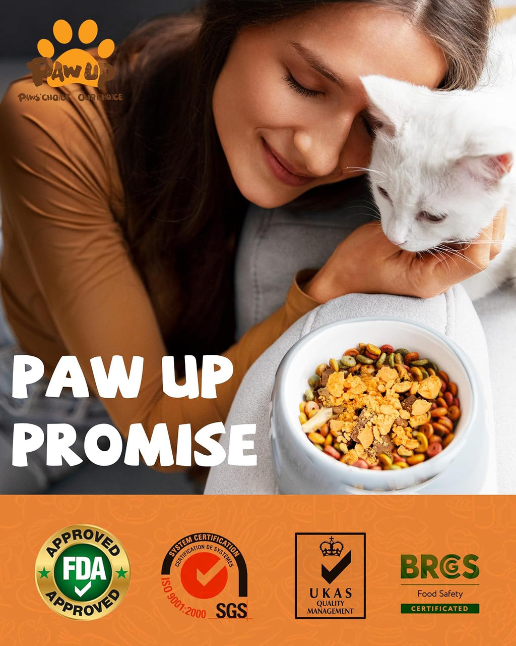 Pawup imported high protein pet treats jar for coat health