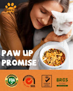 Pawup imported high protein pet treats jar for coat health