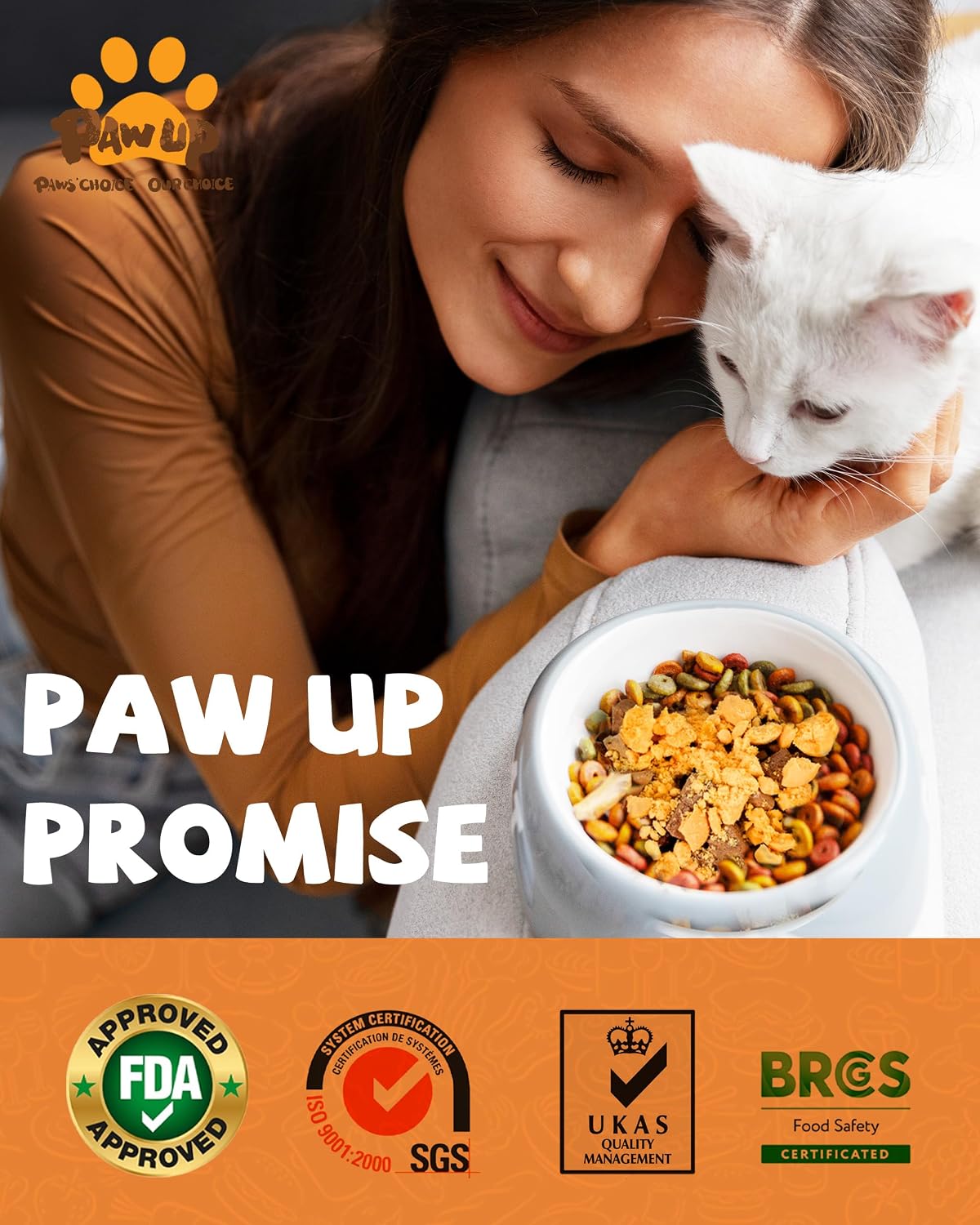 Pawup imported high protein pet treats jar for coat health