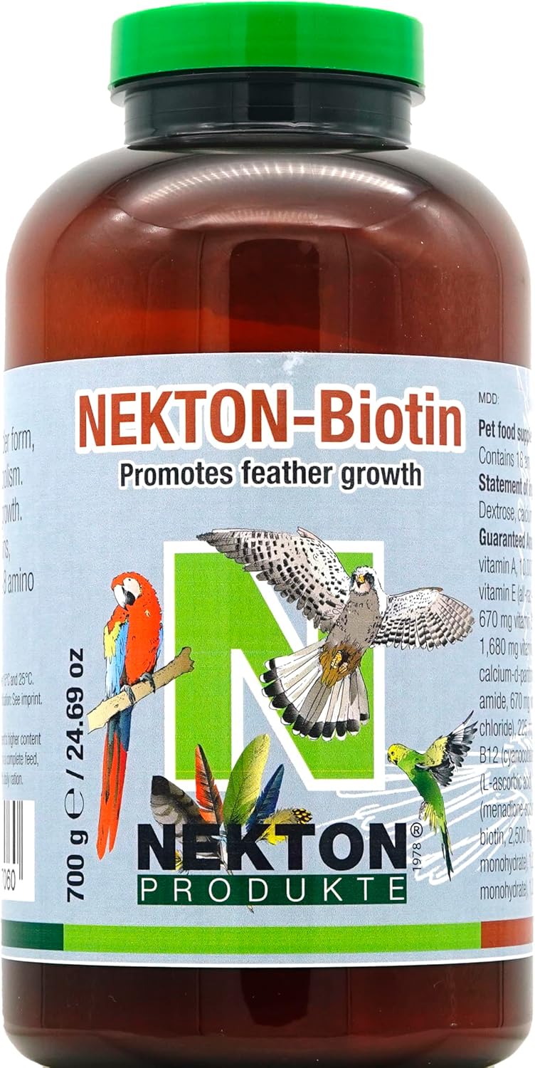 Nekton Bio 35g container with bird feather health benefits