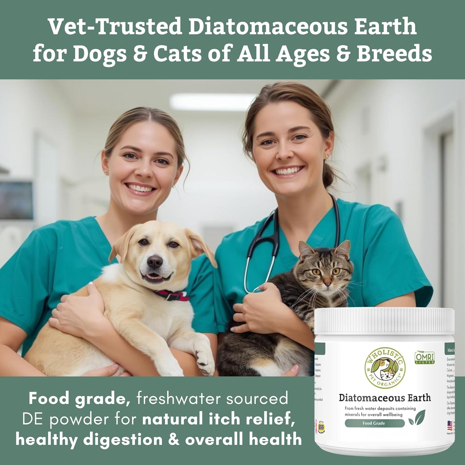 USA imported non chemical pet supplement packaging