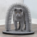 Complete Trixie cat grooming station set up on a floor surface