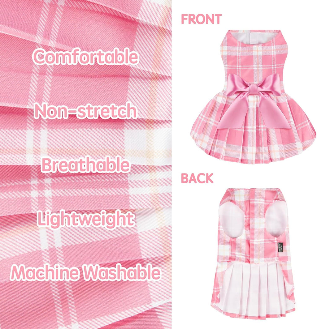 XPUDAC lightweight birthday party dog outfits set displayed flat