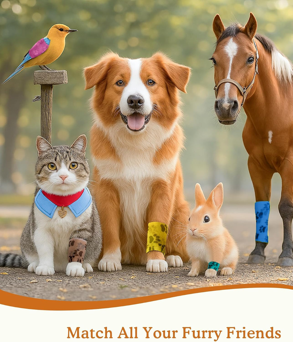 Fripup vet wrap for horses and large pets
