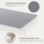 Folded portable dog crate pad for travel