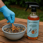 Uncle Dunkels bird seed coating label details