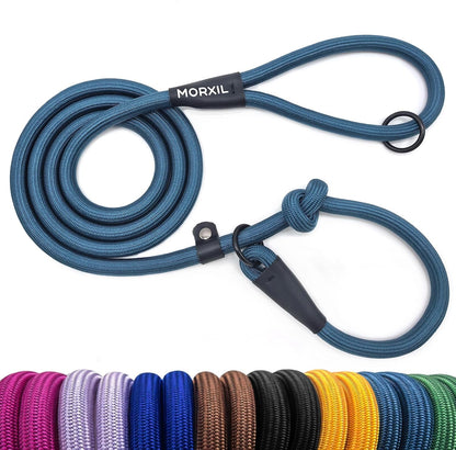 Slip Leads for Dogs, Heavy Duty No Pull Dog Training Leash, 6FT Strong Nylon Rope Slip Leash for Large Medium Dogs, Durable Comfortable Pet Control Leashes (Purple) - Image 14