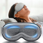 Facemoon weighted 3D contoured sleep mask front view