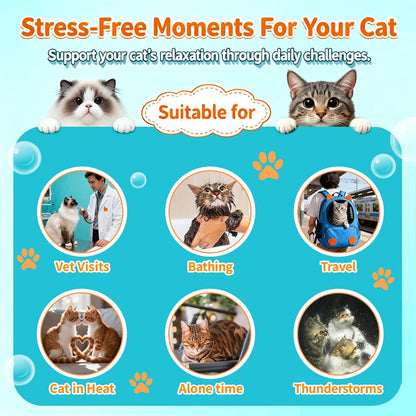 Wagmee feline behavior support treats displaying the secure seal on the 500 count bottle