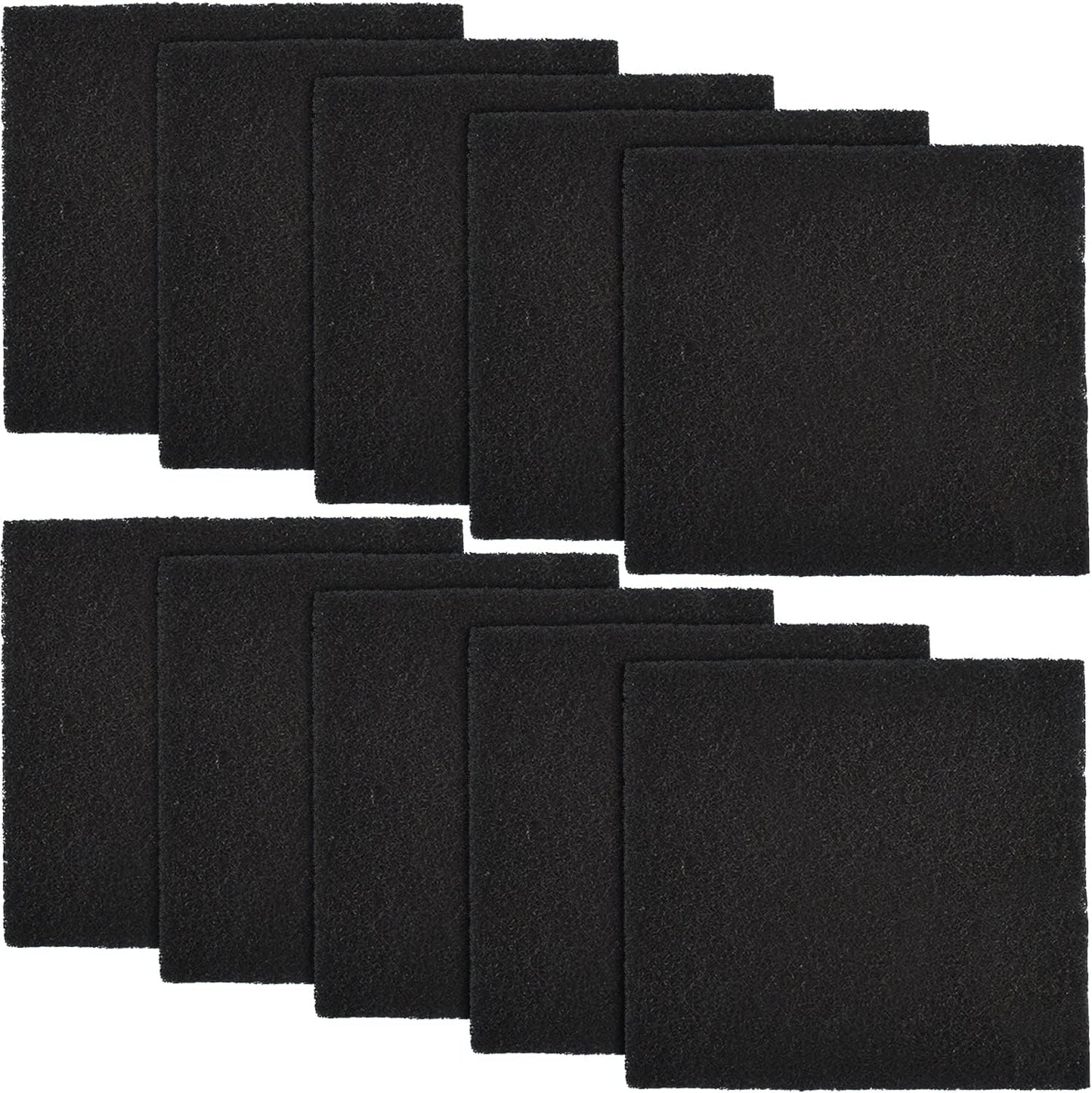 Useamie cat litter box charcoal filters front view ten pack replacement carbon odor pads