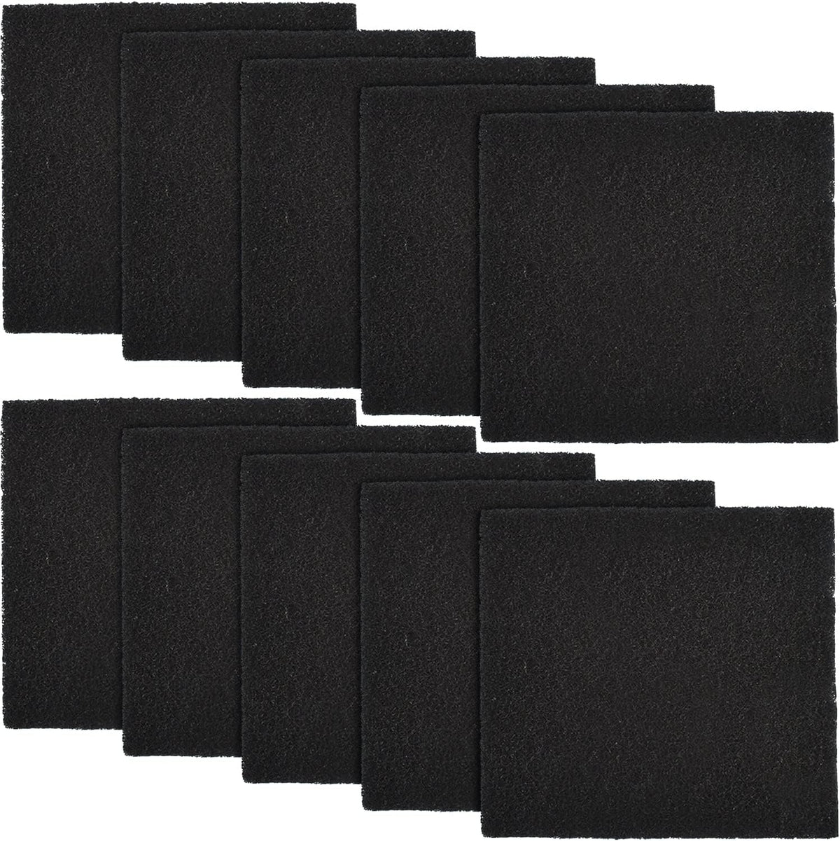 Useamie cat litter box charcoal filters front view ten pack replacement carbon odor pads