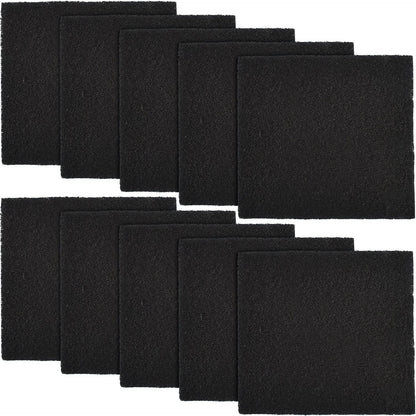 Useamie cat litter box charcoal filters front view ten pack replacement carbon odor pads