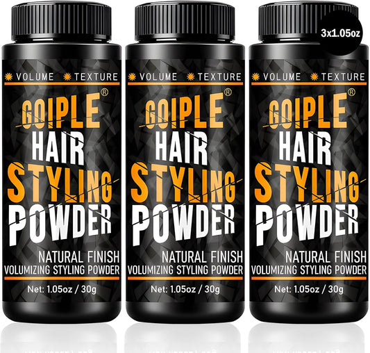Goiple hair styling powder 3 pack front view