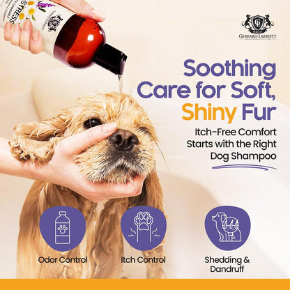 Gerrard Larriett aromatherapy pet shampoo bottle label details