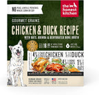 The Honest Kitchen Dehydrated Gourmet Grains Chicken and Duck Dog Food box front view