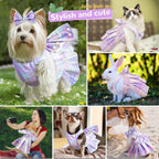 PETCARE breathable mesh lining inside puppy party dress